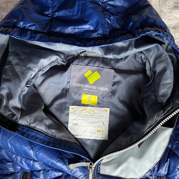 Obermeyer Black and Blue Jacket - Picture 3 of 3